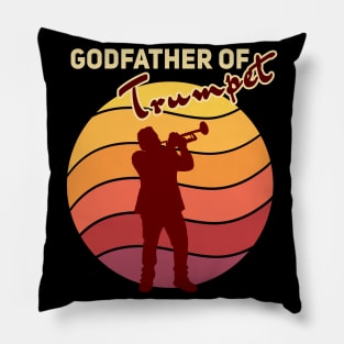 Godfather Of Trumpet Sun Pillow