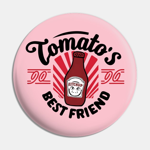 Tomato's Best Friend Pin by NomiCrafts