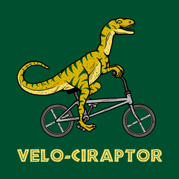 Velo-ciraptor by dumbshirts