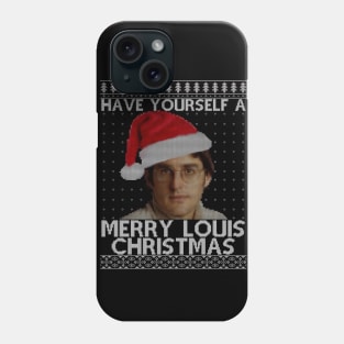 Merry Louis Christmas Theroux Knit Pattern Phone Case