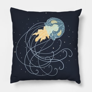 Cosmic Jellyfish Pillow