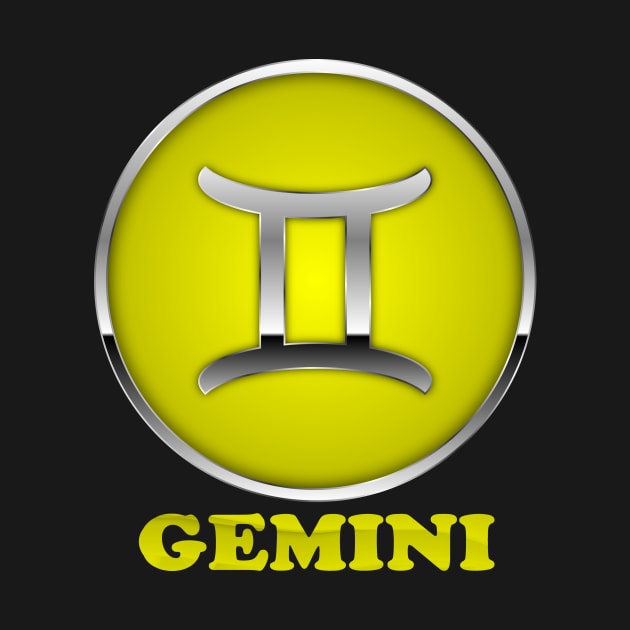 Gemini Zodiac Sign by PrintedDesigns