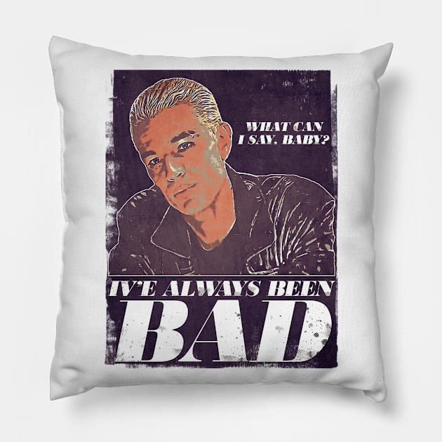 I've always been bad. Pillow by creativespero