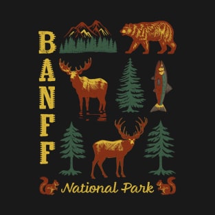 Banff National Park Canada Canadian Rocky Mountains Souvenir T-Shirt