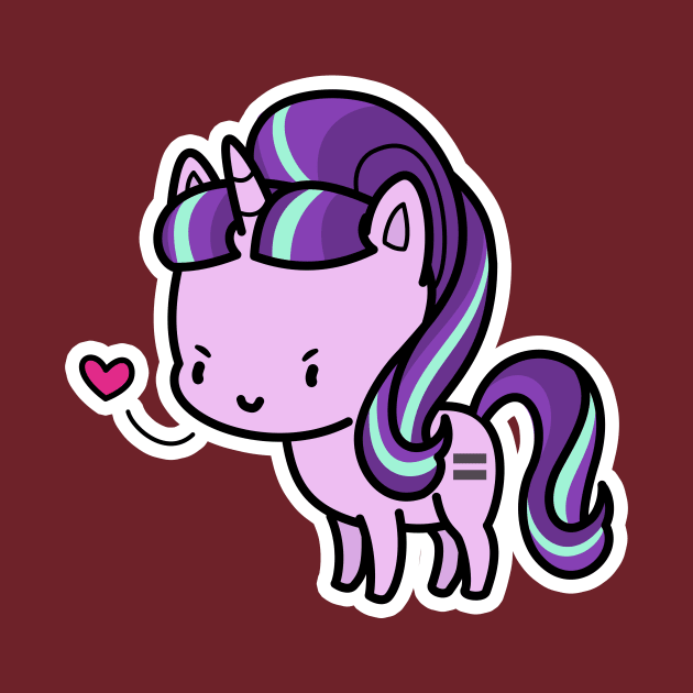 Starlight Glimmer (evil) chibi by Drawirm