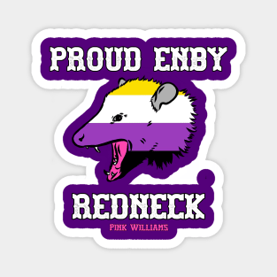 PROUD ENBY REDNECK Magnet