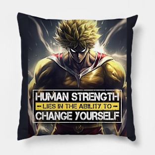 Super Hero Motivation Quotes - Anime Wallpaper Pillow