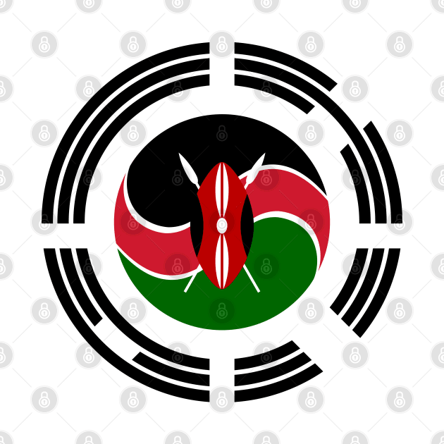 Kenyan Korean Multinational Patriot Flag Series by Village Values