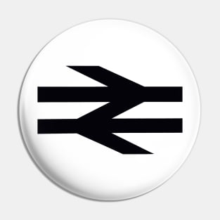 British Rail Double Arrow logo Pin