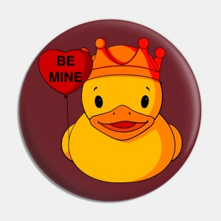 Valentine Prince Rubber Duck Pin