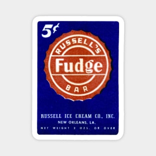 1950s Five Cent Fudge Bar Magnet