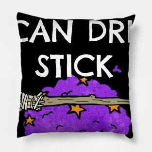 Of Course I Can Drive Stick Funny Witch Brromstick Halloween Clothing Pillow