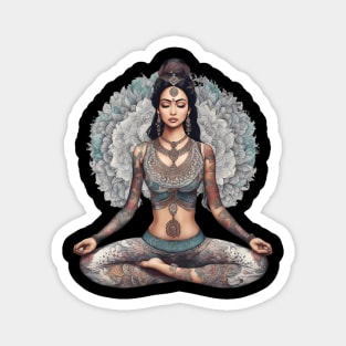 Buddhist Meditation Magnet