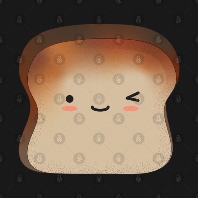 Kawaii Bread Aesthetic Shokupan Milk Bread Toast by YourGoods