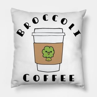 broccoli coffee Funny shirt Pillow