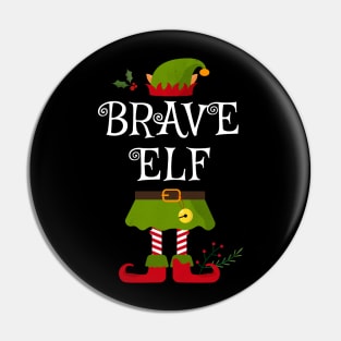 Brave Elf Shirt , Family Matching Group Christmas Shirt, Matching T Shirt for Family, Family Reunion Shirts Pin