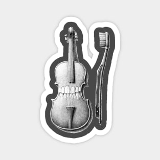 brushing violin Magnet