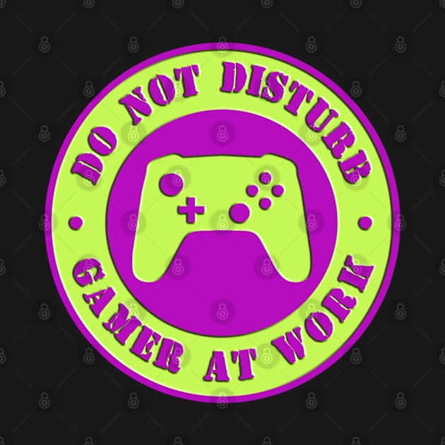 Do not disturb gamer at work by BG305