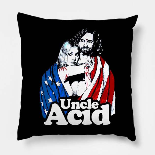 Uncle Acid Pillow by CosmicAngerDesign