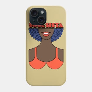 Soul Sista / Retro Soul Music Fan Design Phone Case