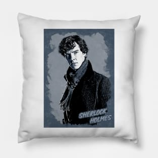 Sherlock Holmes Poster Art Pillow