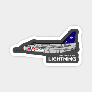 English Electric Lightning (92 Sqd RAF) Magnet