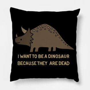 Dinosaur drawing Pillow