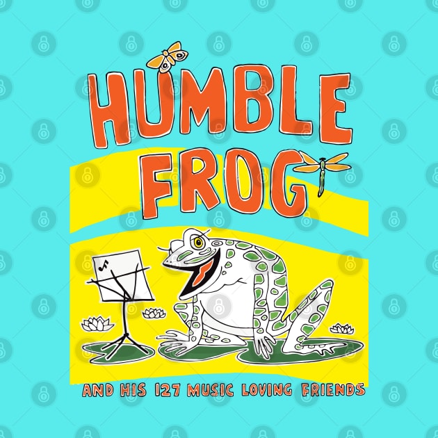 Humble Frog Book cover, Oliver Grimley Fine Art by O GRIMLEY