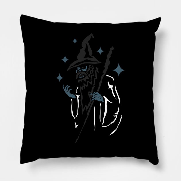 Dark Wizard Pillow by pontosix