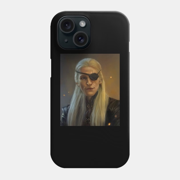 Aemond Targaryen Phone Case by CustomPortraitsWorld