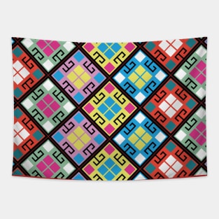 Timor Ethnical Pattern Tapestry