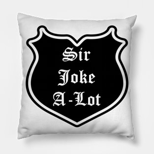 Sir Joke-A-Lot Emblem Pillow