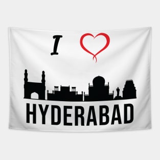 I love Hyderabad Skyline Telugu Telangana Culture Tapestry