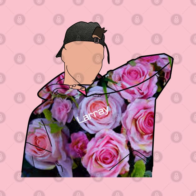 Larray- Digital Art- Pink Roses Jumper by Vtheartist