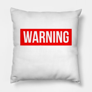 Warning Unsupervised Adult Pillow