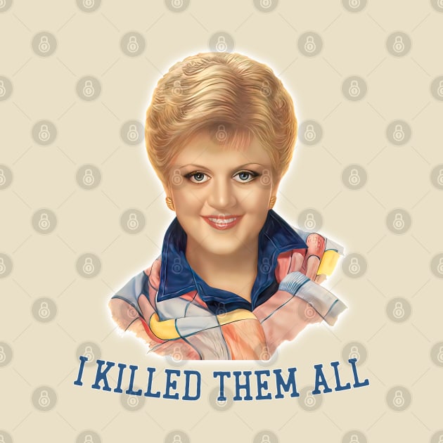 Murder She Wrote / 80s Retro TV Design / I killed them all! by DankFutura