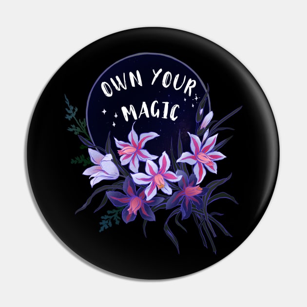 Own Your Magic Pin by FabulouslyFeminist