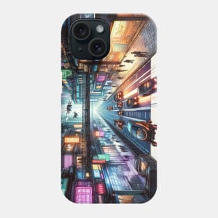 Neon Metropolis Phone Case