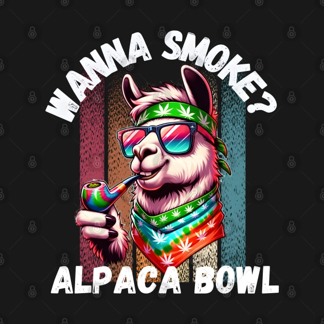 wanna smoke alpaca bowl vintage by FnF.Soldier 