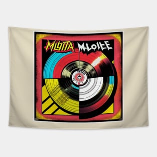 Mock Vinyl Album Cover Tapestry