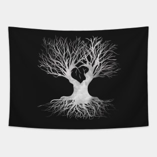 White Magic Tree Of The World Tapestry