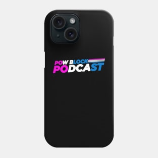 Pow Block Podcast NP Logo 2024 (Trans Support) Phone Case