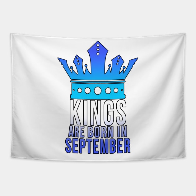 Kings are born in September Tapestry by PGP