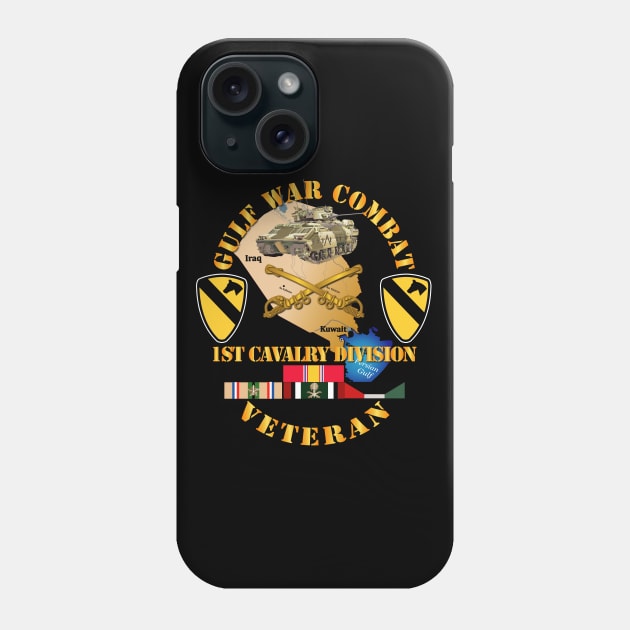 Gulf War Combat Infantry Vet w 1st Cav Div SSI Phone Case by twix123844