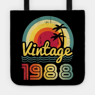 Vintage 1988 Made in 1988 35th birthday 35 years old Gift Tote