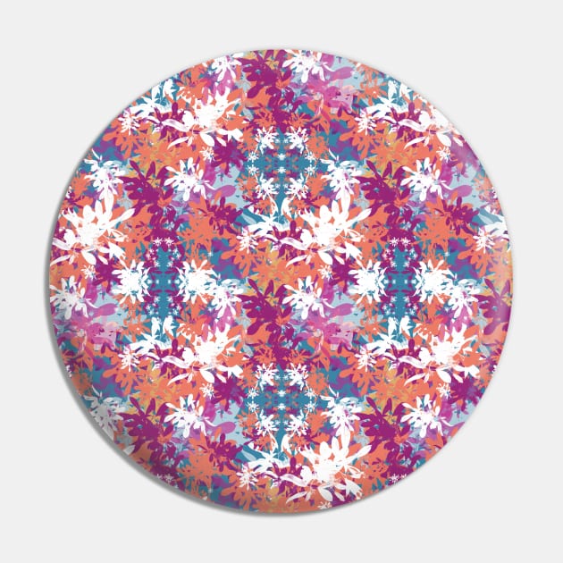 Multicoloured contemporary flower vibes pattern Pin by DarshanaParajia