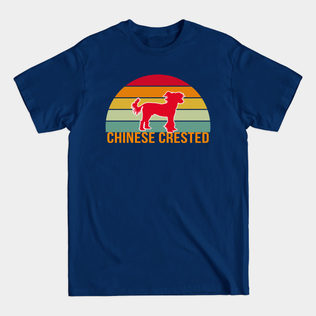 Discover Chinese Crested Vintage Silhouette - Chinese Crested - T-Shirt