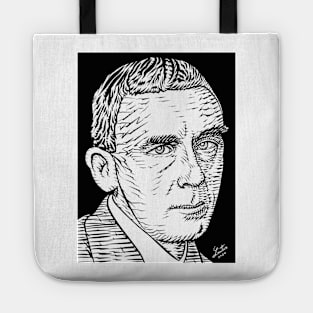 HUGO BALL ink portrait Tote