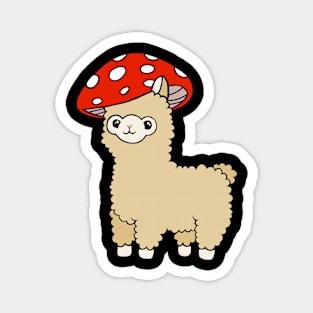 Llama Mushie Magnet