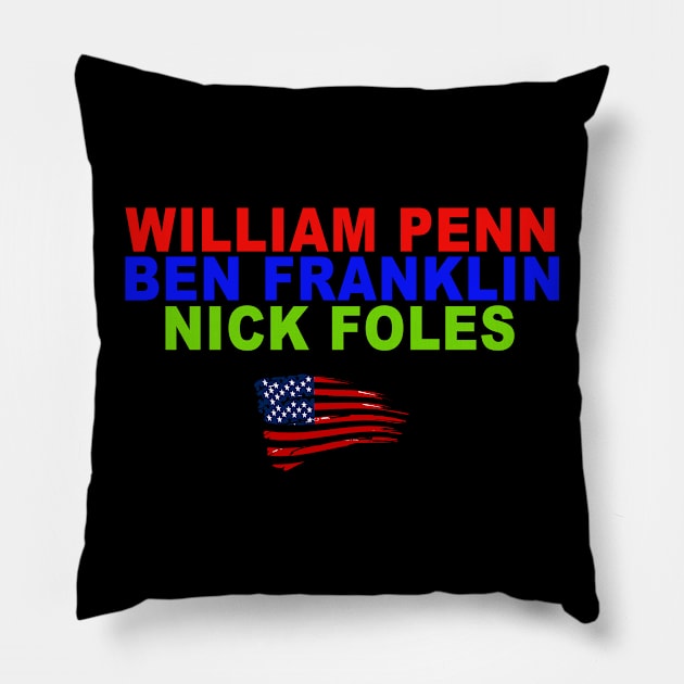 History Lesson Pillow by Philly Drinkers